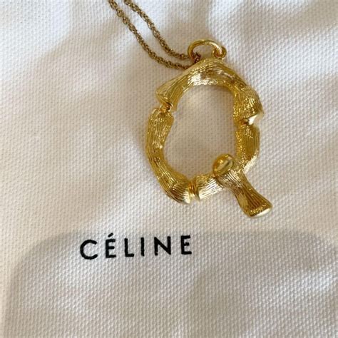 where to buy celine letter necklace|celine letter necklace online.